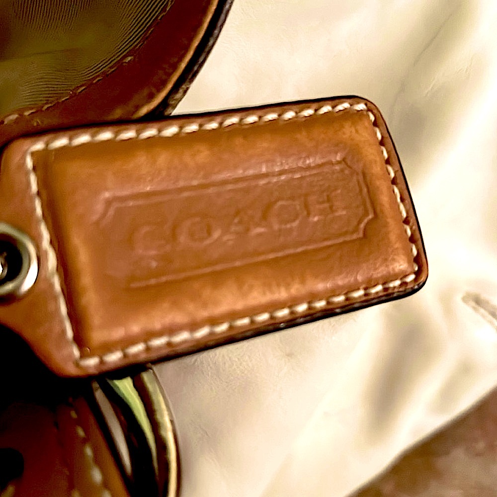 NWOTCoach~All Leather/Large Shoulder Bag/ Satchel/Shopper/ 100% Cowhide Leather - Picture 5 of 11